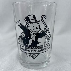 Vintage McDonald's Monopoly Glass - Rich Uncle Pennybags Edition - 16 oz